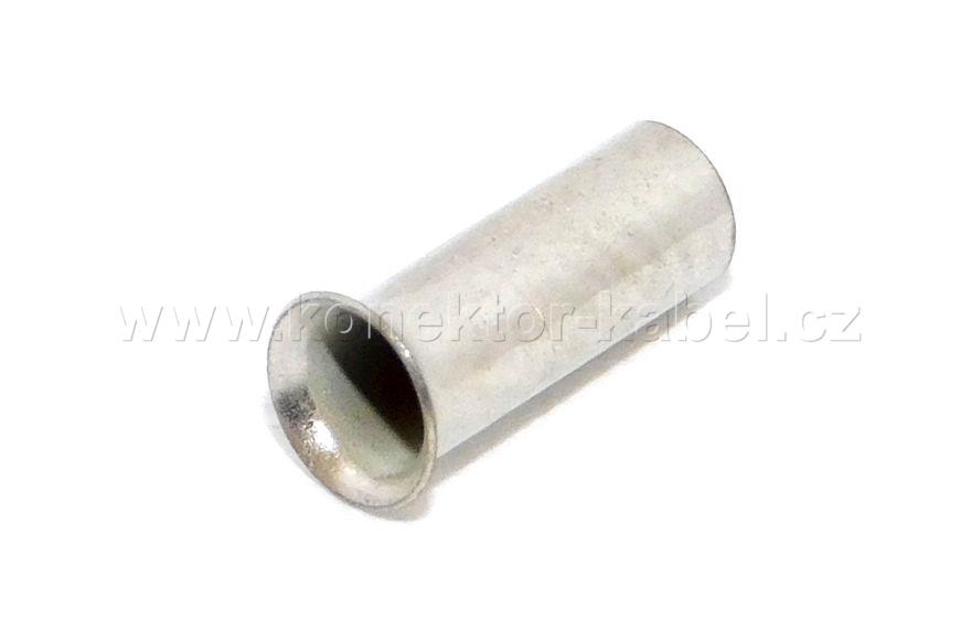 Dutinka 1,5mm2/ 6mm, krimpovací, neizolovaná