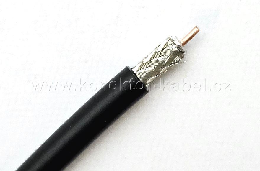 LMR-195, drát, 4,95mm, 50 Ohm, PVC, low loss
