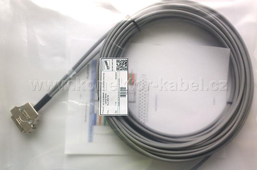 HD D-SUB44/M - 2 x (8x2x0,4 (10,0 m)) - volný kon.