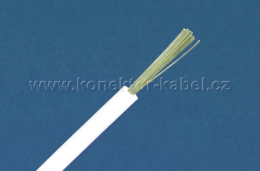H05V-K 1mm2, lanko, bílá, PVC