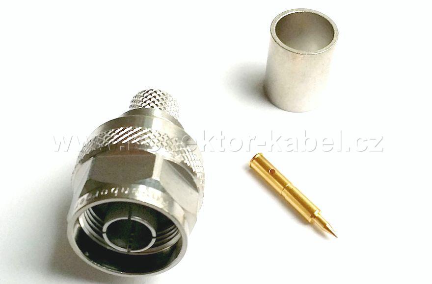 N / M 0°, krimpovací, RG-213, ROSENBER.