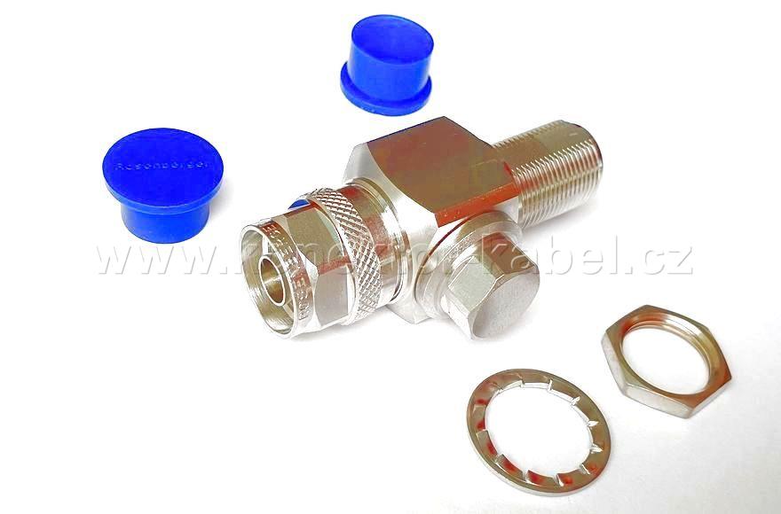 Bleskojistka N/M - N/F, 0-3 GHz, 50 Ohm, ROSENBER.