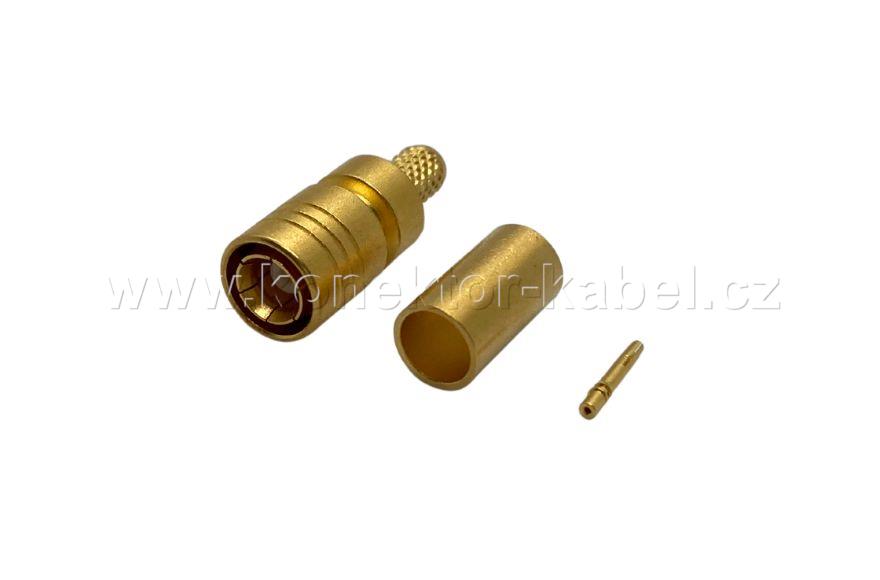 SMB/F 0°, 50 Ohm, krimp.,TZC750 24, ROS.