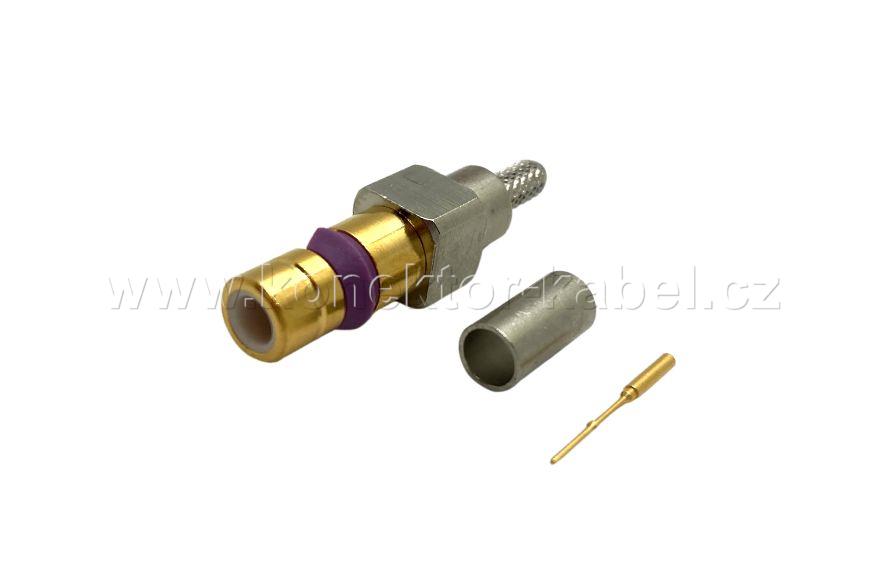 SMB/M (BT43) 0°, 75 Ohm, krimpovac, TZC750 24, It.