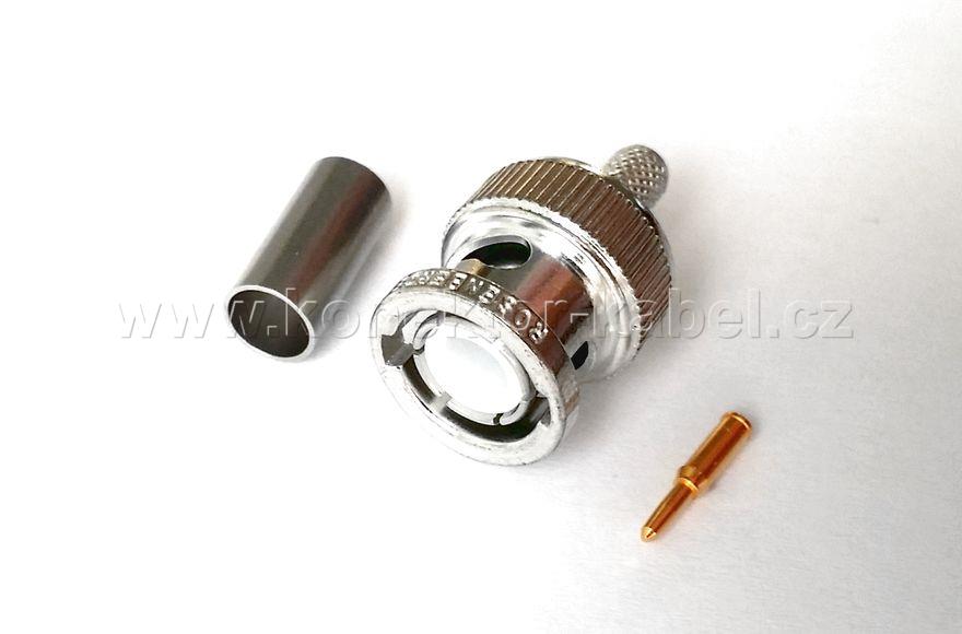 BNC/M 0°, 50 Ohm, krimpovací, RG-223, ROSENBERGER