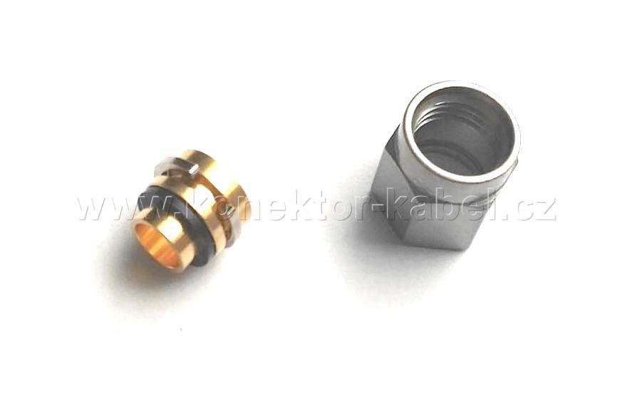 SMA/M 0°, pájecí, MULTI-FLEX_141, H+S