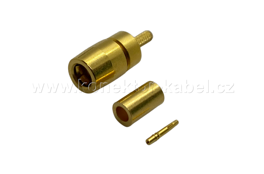 SMB/F 0°, 50 Ohm, krimp., RG178, ROSENBERGER