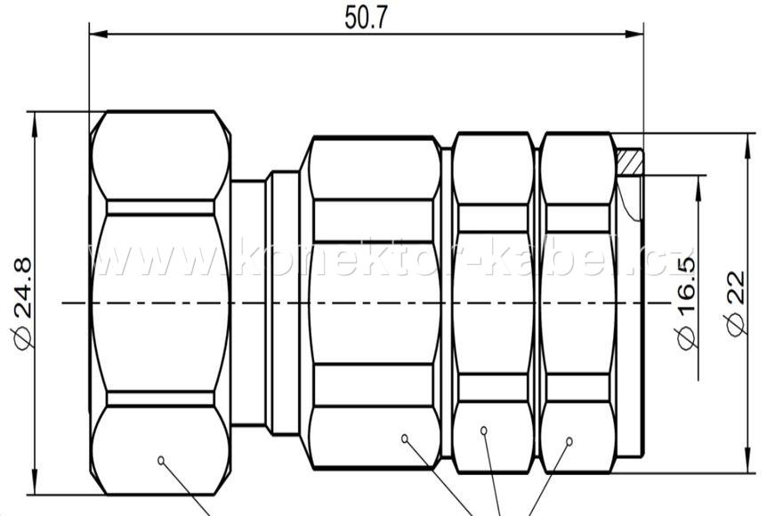 4.3-10 /M 0°, šroubovací, 1/2", Screw, ROSEN.