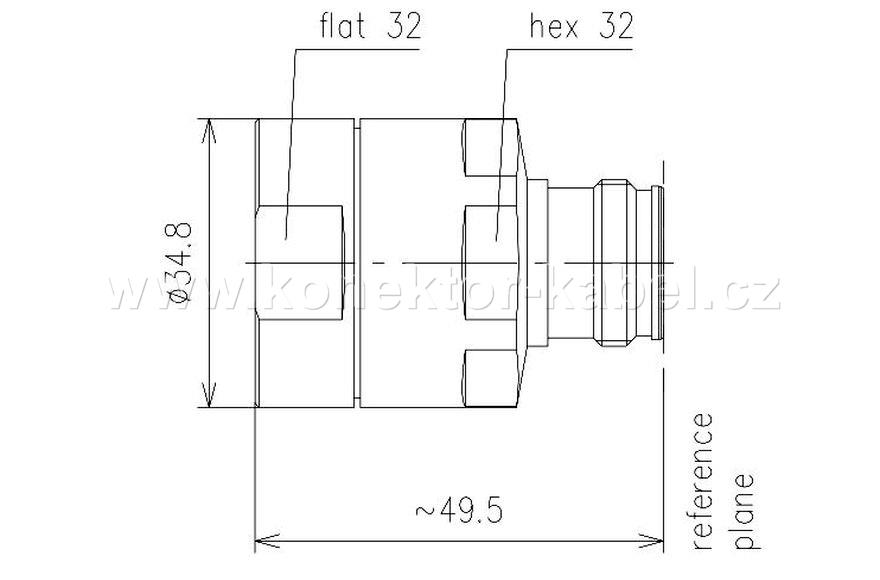 4.3-10 /F 0°, šroubovací, 7/8", SPINNER