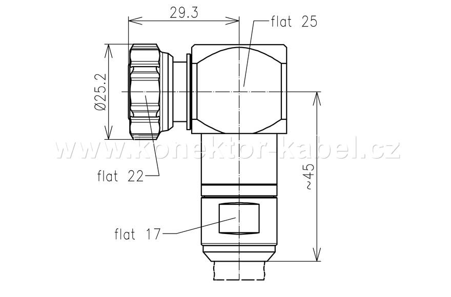 4.3-10 /M 90°, šroubovací, 1/2" SCF12-50, SPINNER