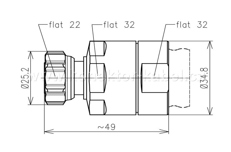 4.3-10 /M 0°, šroubovací, 7/8" LCF78-50, SPINNER