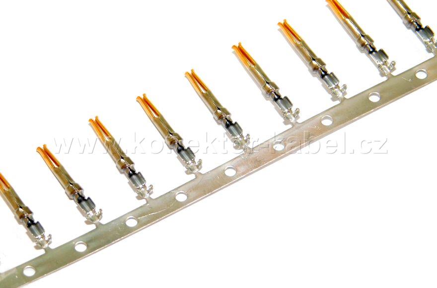 D-SUB SOCKET krimp., AWG 20-24, pás, samice, FCT