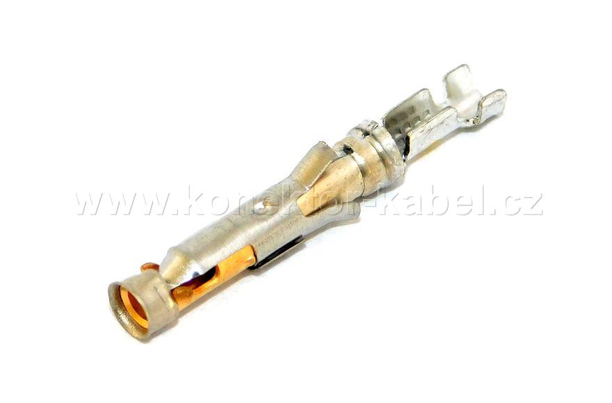 M série SOCKET, AWG 20-24, kont. zona zlacena, AMP