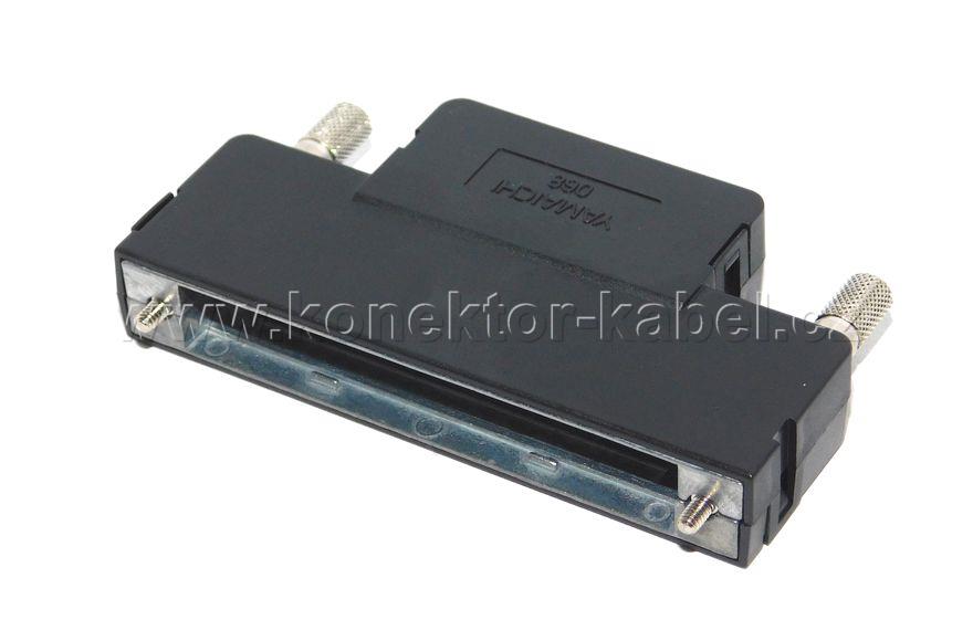 SCSI 68 kryt přímý 180°, kov+ABS, 2dílný, YAMAICHI