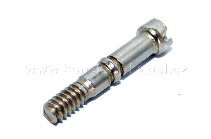 Šroub k D-SUB, krátký, 15,5 mm, UNC 4-40, FCT