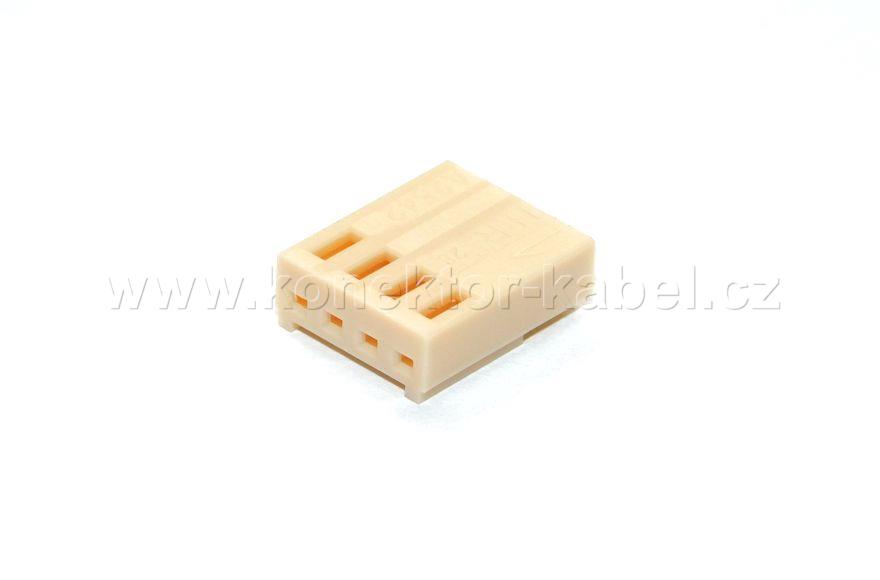 PFH02-04P - těleso 4 poz., RM2,54 mm