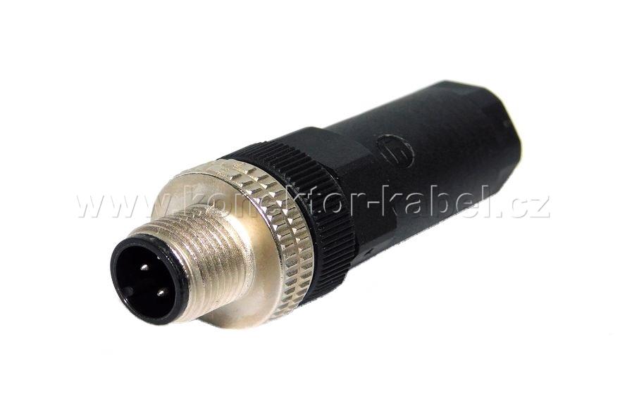 M12 serie / M, 4 pin, cable connector, HIRSCHMANN