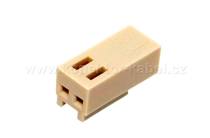 PFH02-02P - těleso 2 poz., RM2,54 mm