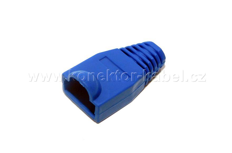 RJ 45, krytka s bublinkou, modrá