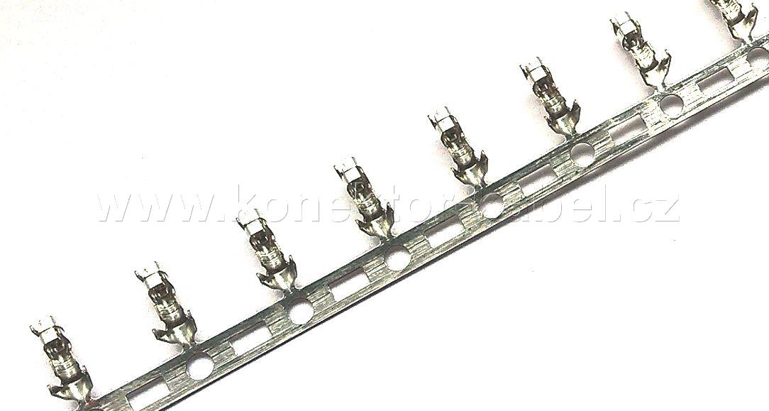 JST XH /F, sér. 2,5 mm, krimp.kontakt, AWG28-22 Sn