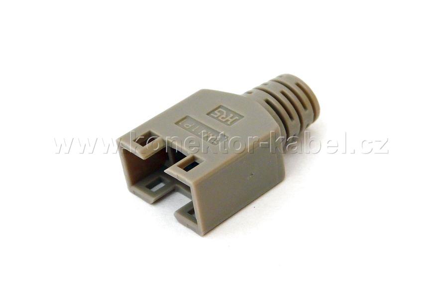 RJ 45, krytka, HIROSE, šedá tmavá
