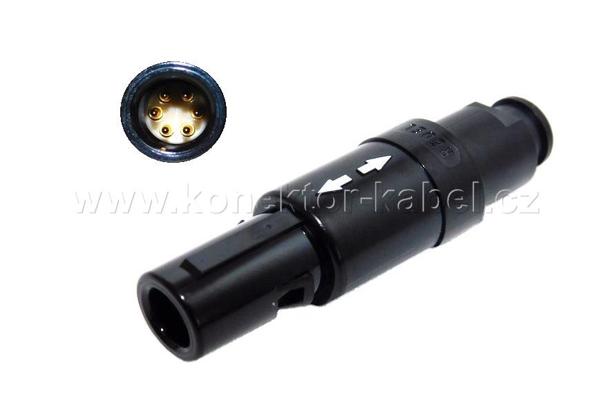 Redel / M, 6 pin, kabelový, pájecí, přímý