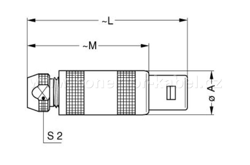 LEMO FFP.2S.306.CLAC82, 6pin (3xM,3xF)