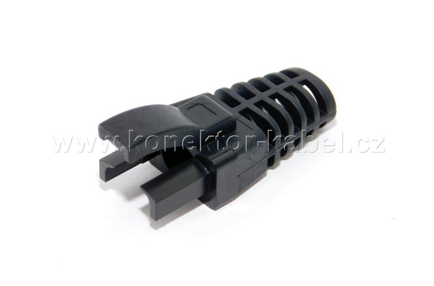 RJ 45, krytka vsunovací, černá