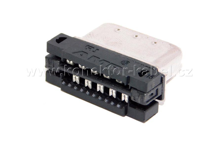SCSI 20/M (1,27), drát 0,5/0,91mm, zářezový, AMP