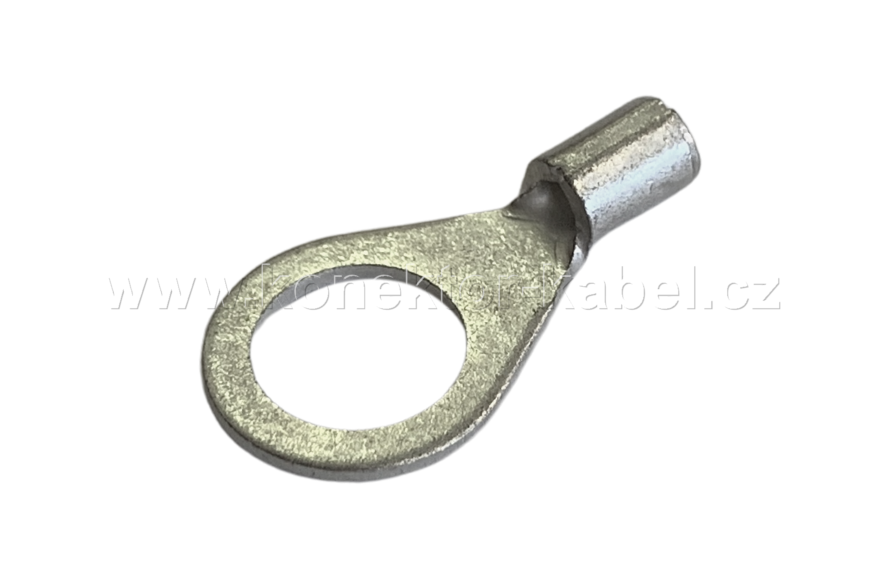 Oko kabelové 0,5-1,5mm2/ 6mm, krimpovací, cínované
