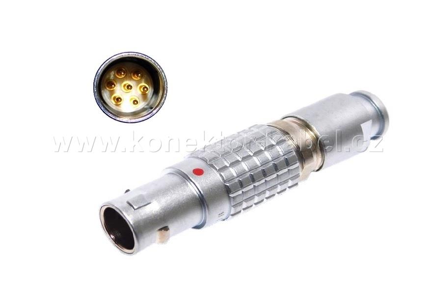 LEMO FGG.1B.307.CLAD42Z, 7 pin, Male