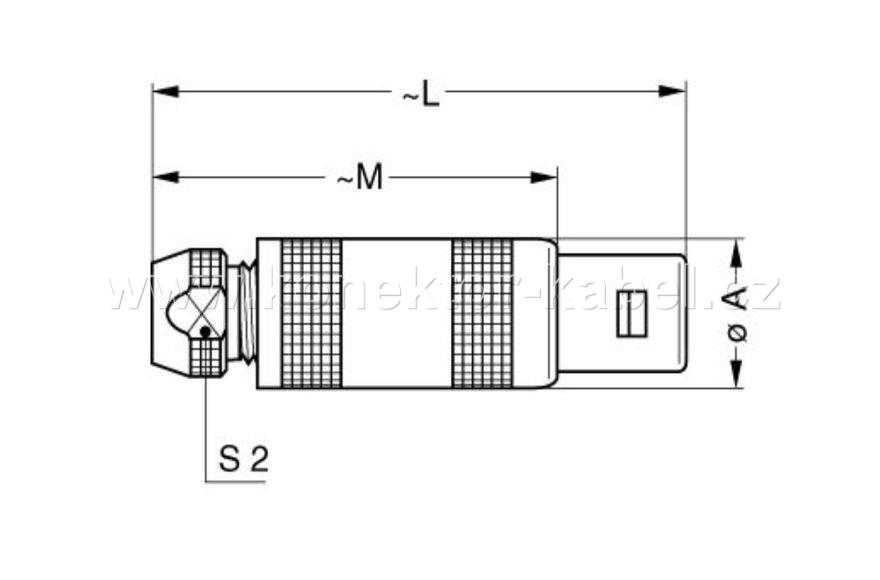 LEMO FFA.1S.304.CLAC37, 2xF/2xM