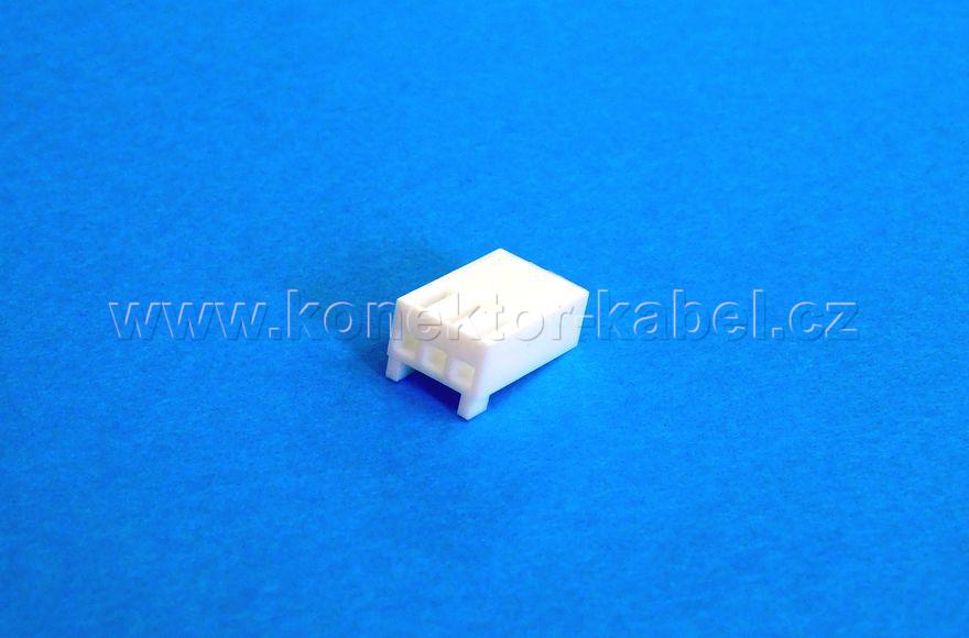 KK/F, těleso, 3P, RM 2,54mm, MOLEX 2695 series