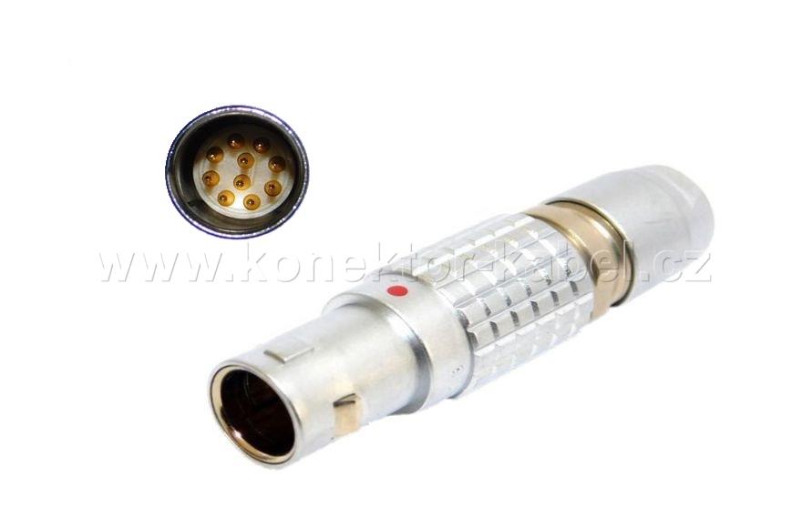 LEMO FGG.1B.310.CLAD72, 10 pin, Male
