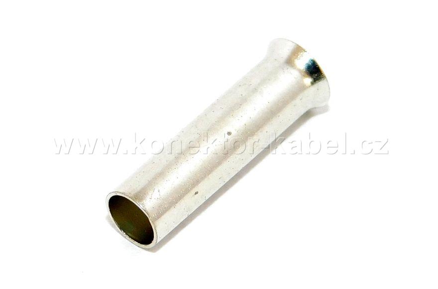 Dutinka 4mm2/ 12mm, krimpovací, neizolovaná