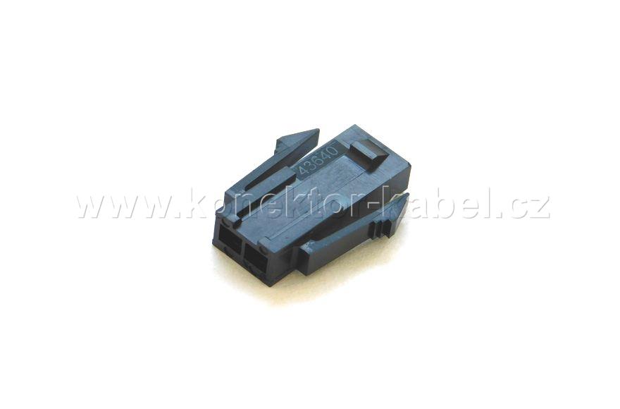 Micro-Fit 3.0, těleso 2P/M, RM 3,0mm, MOLEX