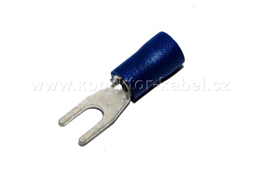 Vidlice kabelová 1,5-2,5mm2/ 3,5mm, izol., modrá