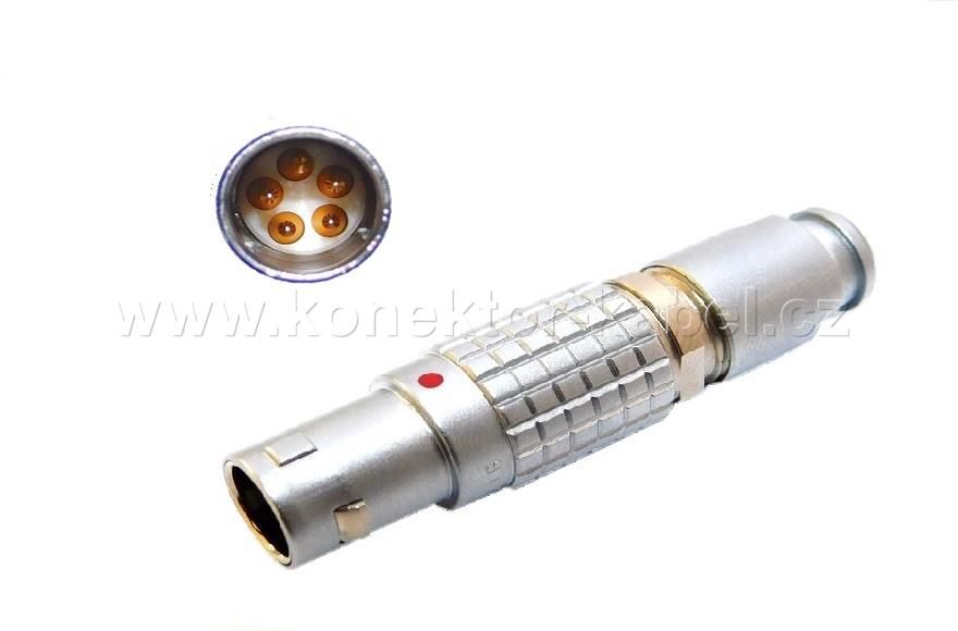 LEMO FGG.0B.305.CLAD31Z, 5 pin, Male