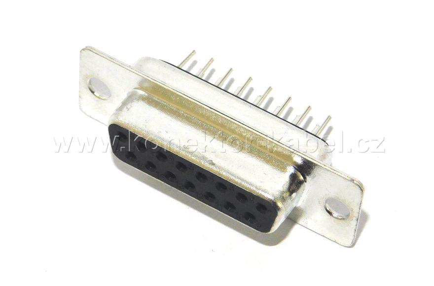 D-SUB 25F, těleso, do DPS, MH Connectors