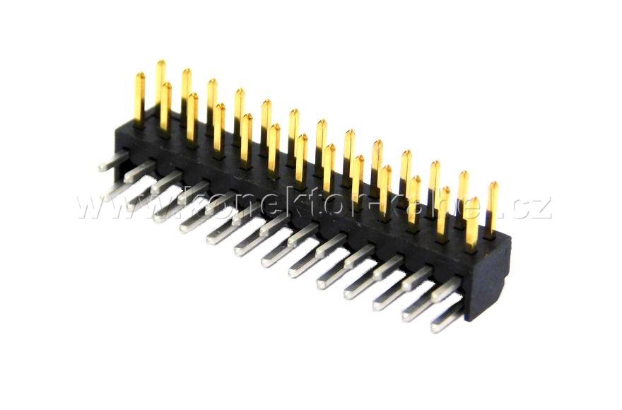Milli-grid, těleso 26/M, RM 2,0mm, DPS, 90°, Molex