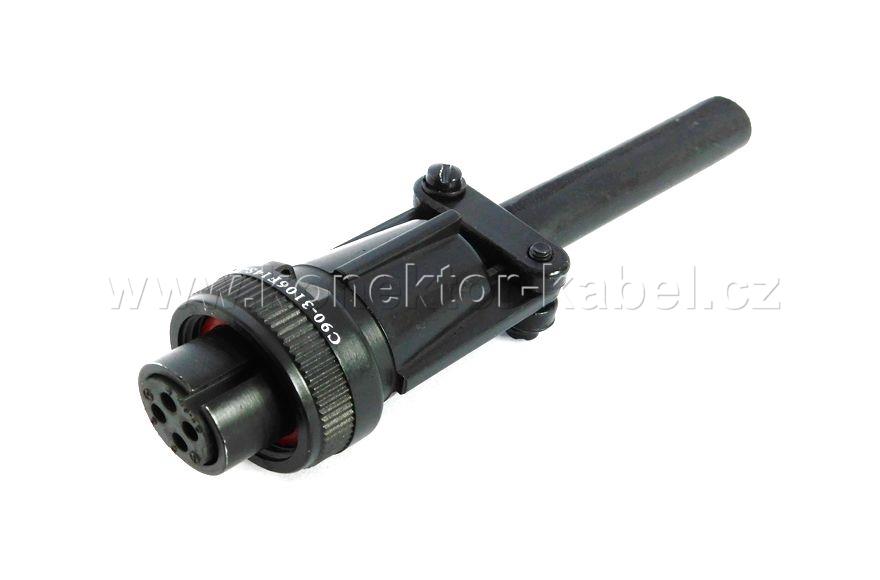 MIL-C-5015, 4 pin cable plug, HARWIN