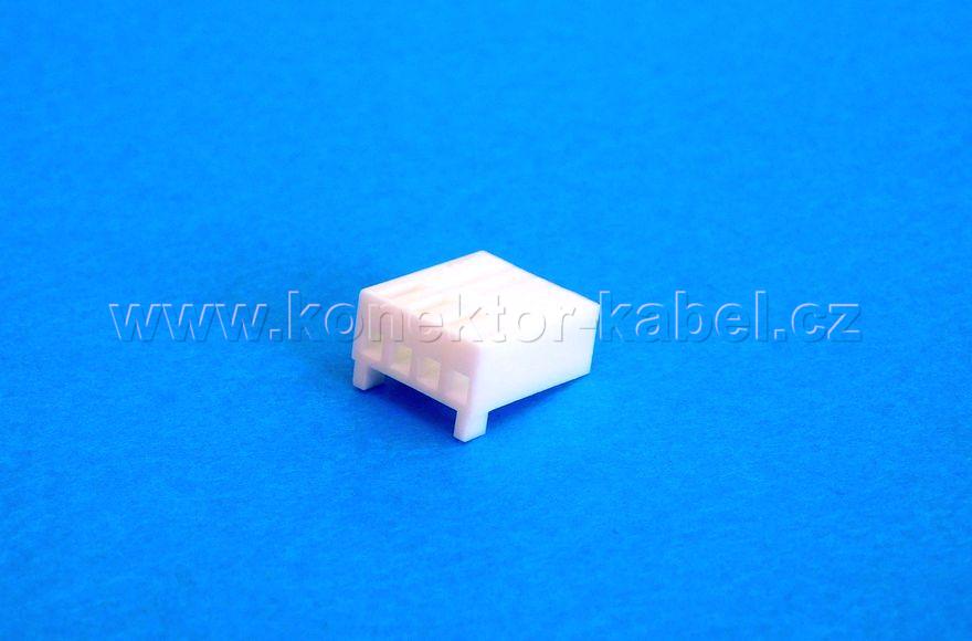 KK/F, těleso, 4P, RM 2,54mm, MOLEX 2695 series