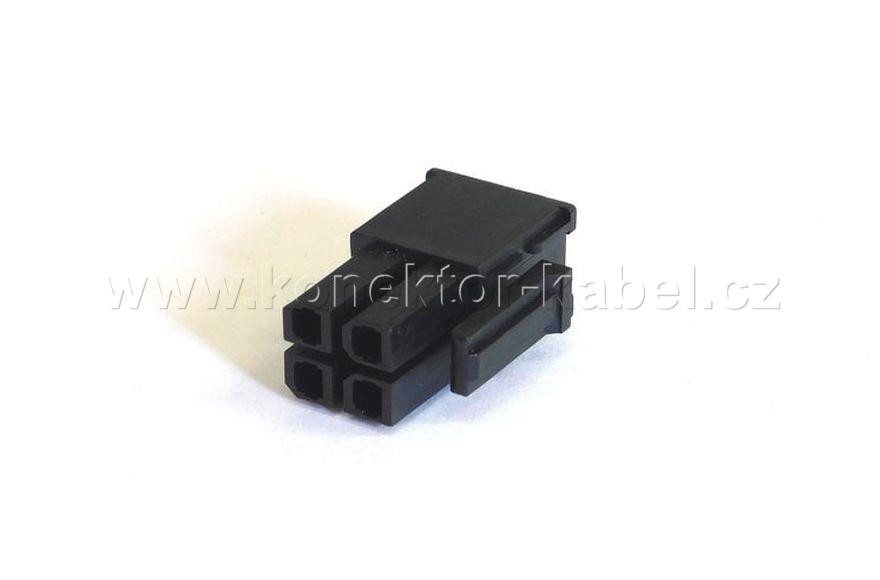 Mega-Fit/F, těleso, 4P, RM 5,7mm, MOLEX
