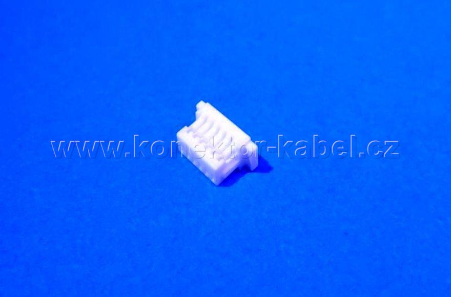 JST SH /F, tělo konektoru 6 poz., RM1,0mm
