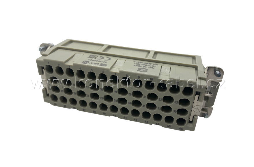 Han series EE, těleso 46P/M, HARTING