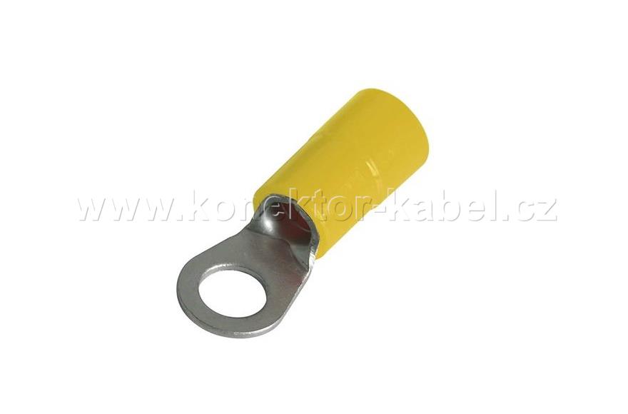 Oko kabelové 25mm2/ 6mm, izolované, žluté