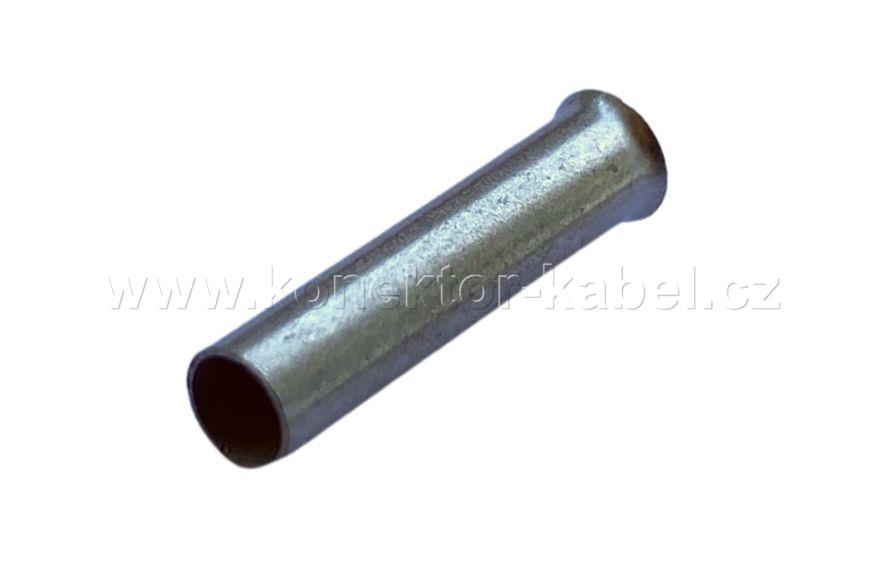 Dutinka 4mm2/ 15mm, krimpovací, neizolovaná