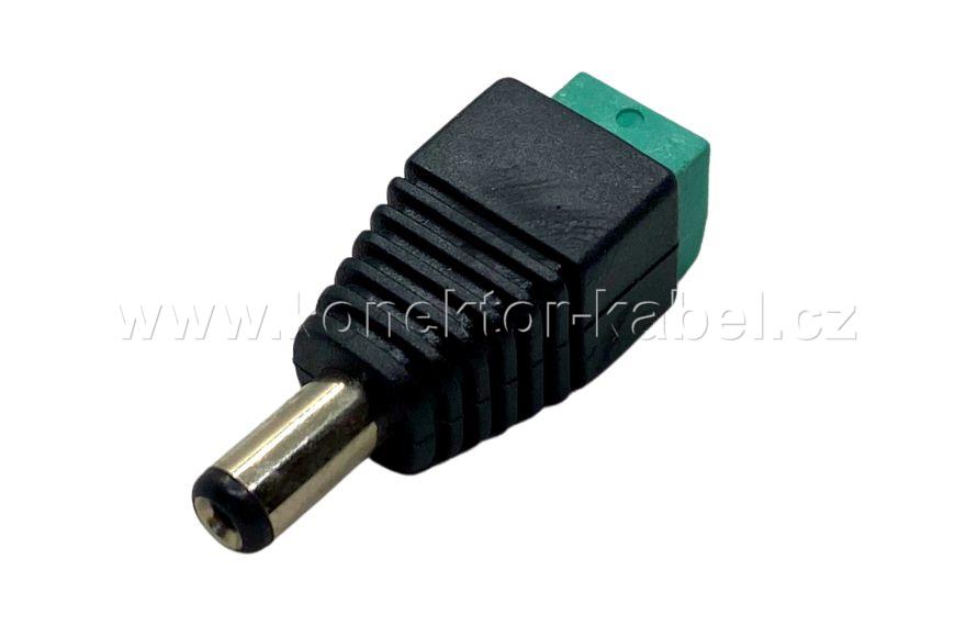 DC konektor 2,1 x 5,5 mm /M