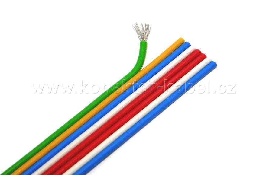 Plochý kabel PNLY 8 x 0,35mm2, barevný, PVC 