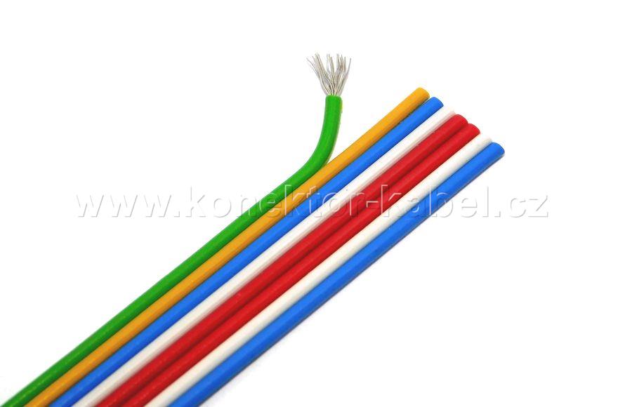 Plochý kabel PNLY 8 x 0,35mm2, barevný, PVC